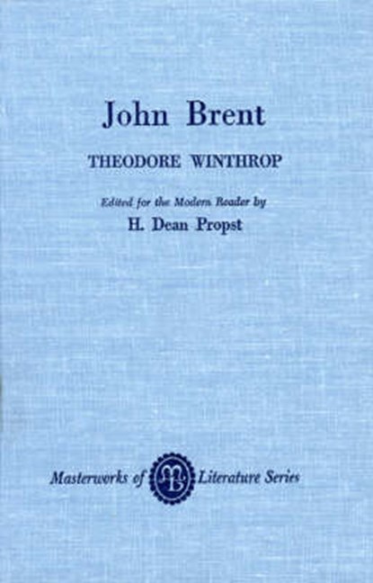 John Brent, WINTHROP,  Theodore - Gebonden - 9780808401780