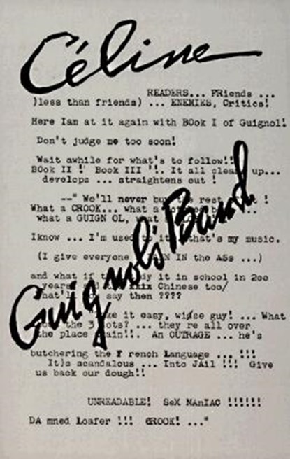 Guignol's Band: Novel, Louis-Ferdinand Céline - Paperback - 9780811200189