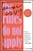 The Rules Do Not Apply, Ariel Levy - Paperback - 9780812986679