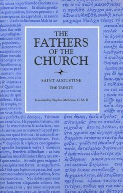 The Trinity, Augustine - Paperback - 9780813213521