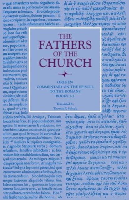 Commentary on the Epistle to the Romans, Books 1-5, Origen - Paperback - 9780813217369