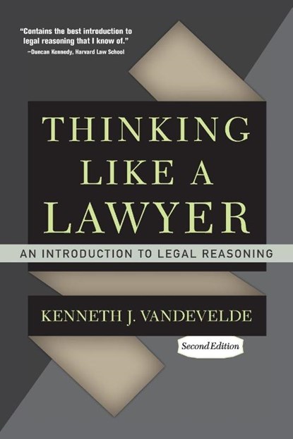 Thinking Like a Lawyer, Kenneth J. Vandevelde - Paperback - 9780813344645