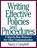 Writing Effective Policies and Procedures, Nancy Campbell - Paperback - 9780814438992