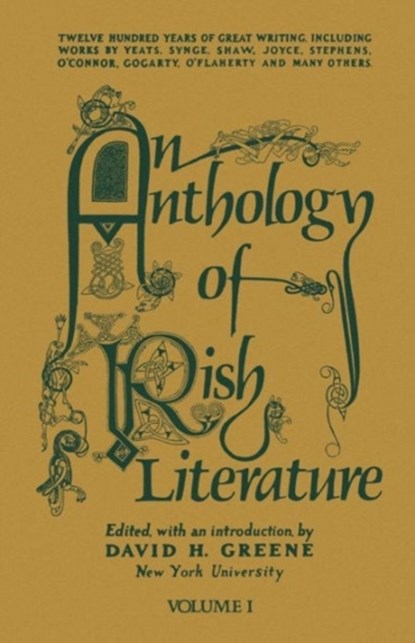 An Anthology of Irish Literature (Vol. 1), Richard Green ; Daniel G. Calder - Paperback - 9780814730058