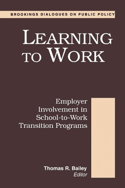 Learning to Work, niet bekend - Paperback - 9780815707738
