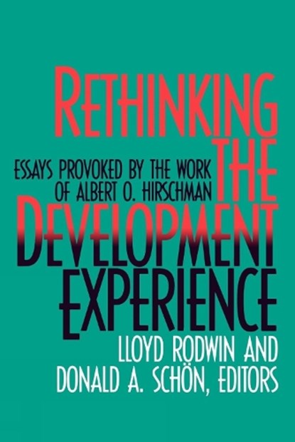 Rethinking the Development Experience, Donald A. Schon ; Lloyd Rodwin - Paperback - 9780815775515