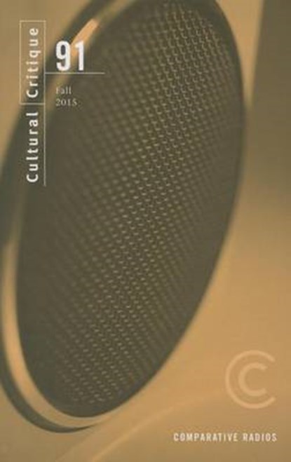 Cultural Critique, niet bekend - Paperback - 9780816699469