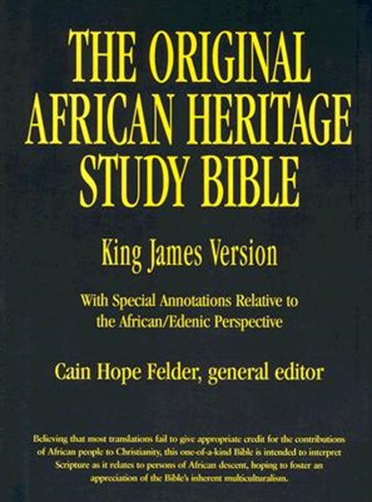 Original African Heritage Study Bible-KJV, Cain Hope Felder - Gebonden - 9780817015121