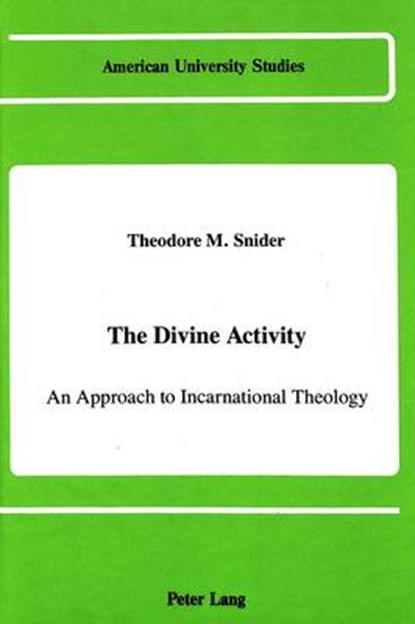 The Divine Activity, Theodore M Snider - Gebonden - 9780820409467