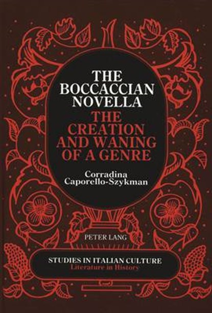 The Boccaccian Novella, Corradina Caporello-Szykman - Gebonden - 9780820411347