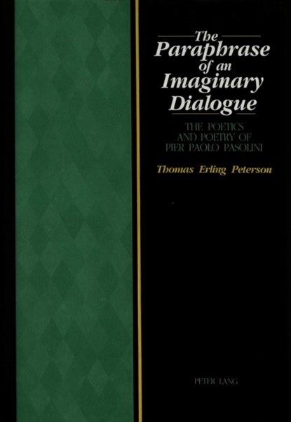 The Paraphrase of an Imaginary Dialogue, Thomas Erling Peterson - Gebonden - 9780820415291