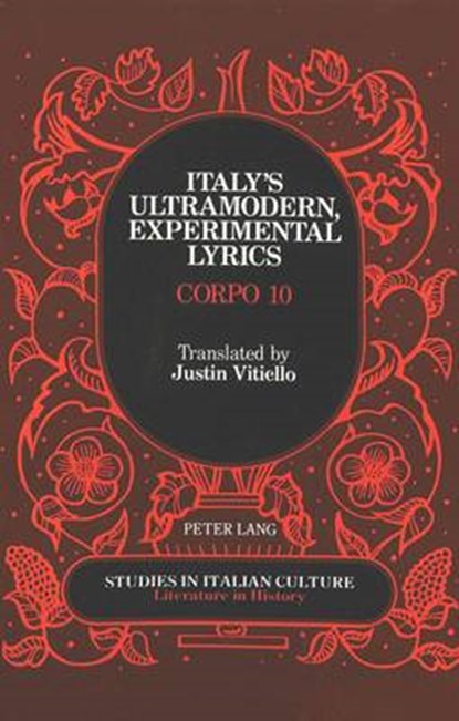 Italy's Ultramodern, Experimental Lyrics, Justin Vitiello - Paperback - 9780820417189