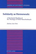 Solidarity as Hermeneutic | Darlene Ann Peitz | 