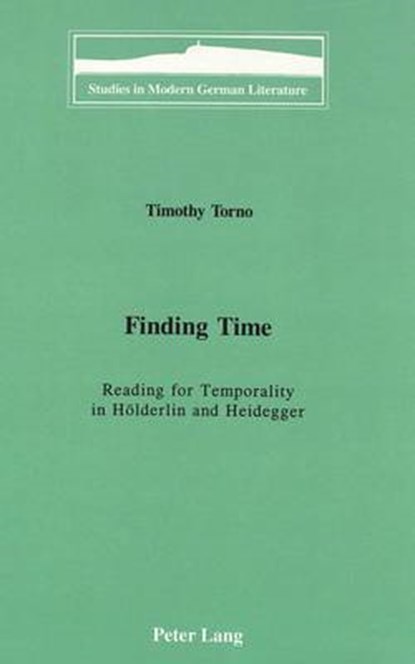 Finding Time, Timothy Torno - Gebonden - 9780820423159