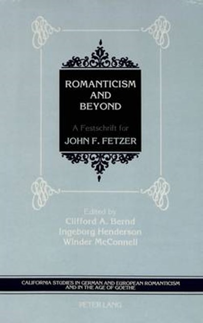 Romanticism and Beyond, Winder McConnell - Gebonden - 9780820430065