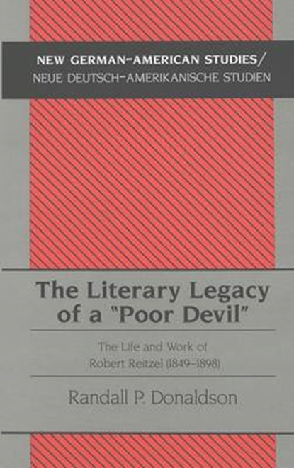 The Literary Legacy of a "Poor Devil", DONALDSON,  Randall P. - Gebonden - 9780820434667