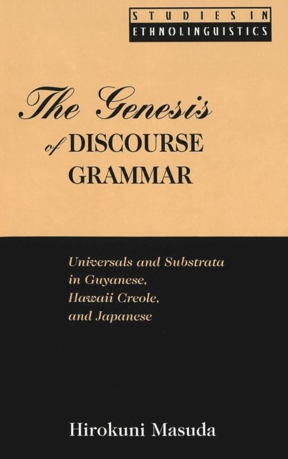 The Genesis of Discourse Grammar, Hirokuni Masuda - Gebonden - 9780820444482