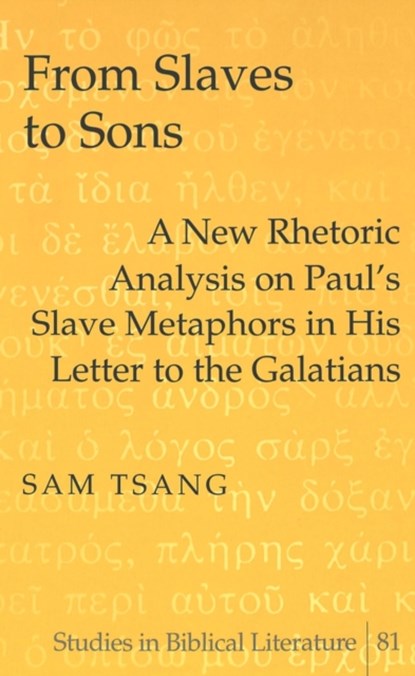 From Slaves to Sons, Sam Tsang - Gebonden - 9780820476360