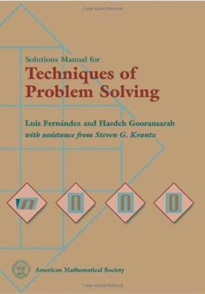 Solution Manual for Techniques of Problem Solving, niet bekend - Paperback - 9780821806289