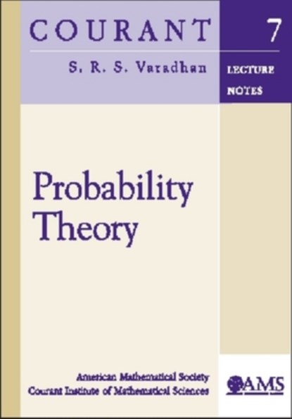 Probability Theory, S.R.S Varadhan - Paperback - 9780821828526