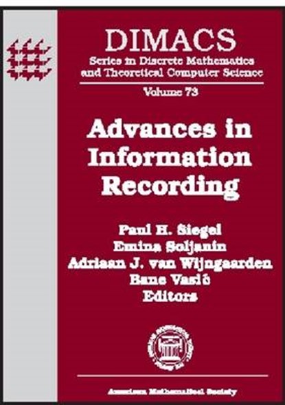 Advances in Information Recording, SIEGEL,  Paul H. - Gebonden - 9780821837528