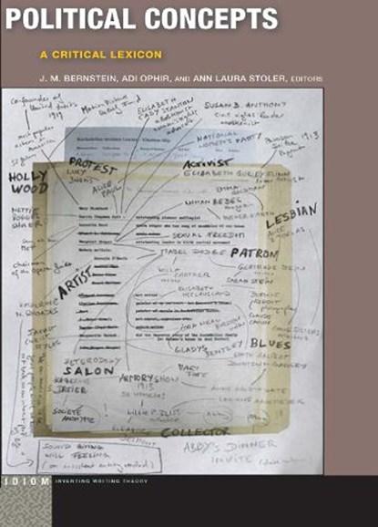 Political Concepts, Adi Ophir ; Ann Laura Stoler ; J. M. Bernstein - Gebonden - 9780823276684