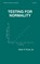 Testing For Normality, Henry C. Thode - Gebonden - 9780824796136