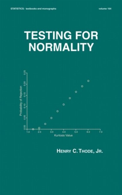 Testing For Normality, Henry C. Thode - Gebonden - 9780824796136