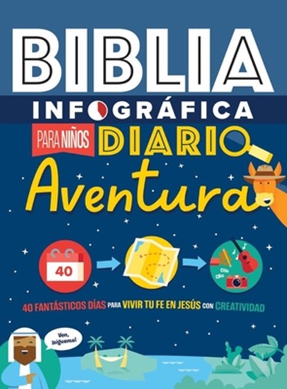 Biblia Infográfica Para Niños: Diario Aventura, Harvest House - Paperback - 9780825451027