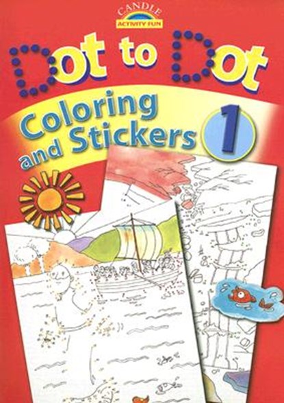 Dot to Dot Coloring and Stickers [With Stickers], Juliet David - Paperback - 9780825473609