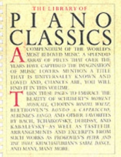 Library of Piano Classics, Hal Leonard Publishing Corporation - Overig - 9780825611117