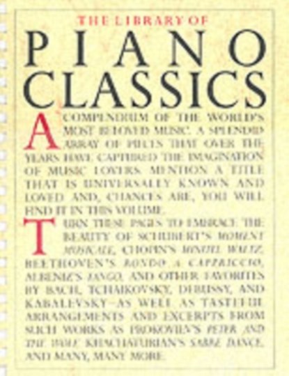 Library of Piano Classics, Hal Leonard Publishing Corporation - Paperback - 9780825611117