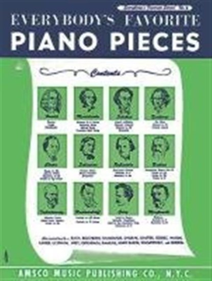 Everybody's Favorite Piano Pieces, Hal Leonard Corp - Paperback - 9780825620027