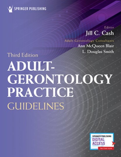 Adult-Gerontology Practice Guidelines, Jill C. Cash - Paperback - 9780826173553