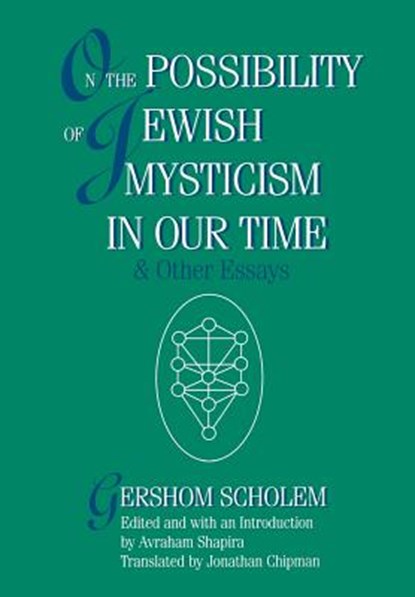 On the Possibility of Jewish Mysticism in Our Time, SCHOLEM,  Gershom S - Gebonden - 9780827605794