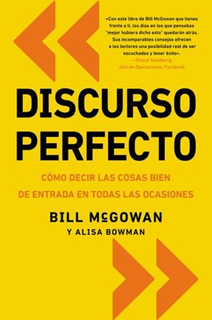 Discurso perfecto, Bill McGowan ; Alisa Bowman - Ebook - 9780829701982
