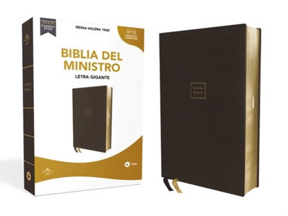 RVR60, Biblia del Ministro, Letra gigante, Leathersoft, Negro, Palabras de Jesus en Rojo, Comfort Print, Vida ; RVR 1960- Reina Valera 1960 - Gebonden - 9780829773620