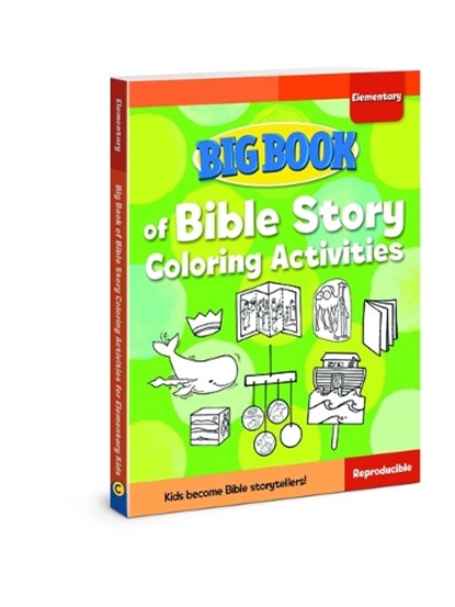 Big Book of Bible Story Coloring Activities for Elementary Kids, David C. Cook - Paperback - 9780830772308