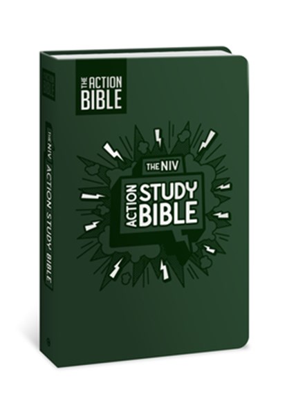 The NIV Action Study Bible, Leathersoft, Forest, Full Color, David C Cook - Gebonden - 9780830787418