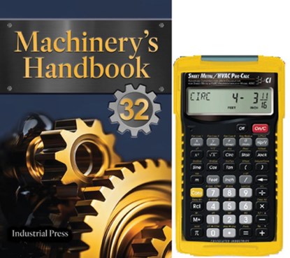 Machinery's Handbook 32nd Edition & 4090 Sheet Metal / HVAC Pro Calc Calculator (Set): Toolbox, OBERG,  Erik ; Jones, Franklin D ; Horton, Holbrook ; Ryffel, Henry - Gebonden - 9780831146320