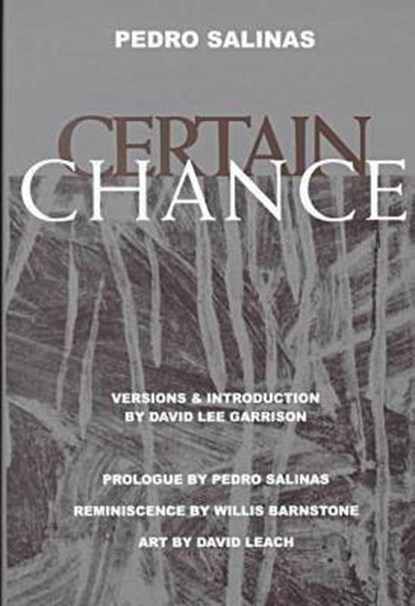 Certain Chance, SALINAS,  Pedro ; Pedro - Gebonden - 9780838754573