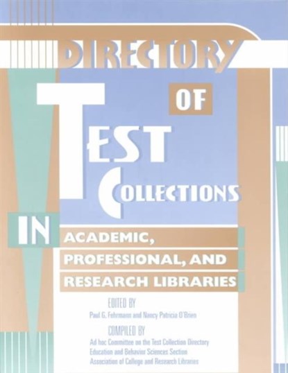 Directory Test Collections in Academic Prof & L, niet bekend - Paperback - 9780838981672