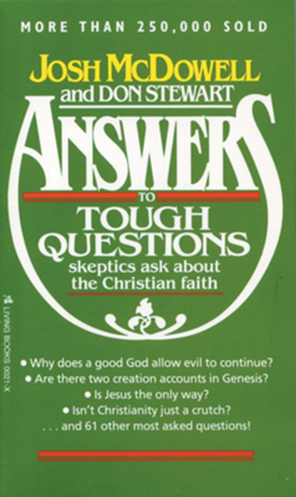 Answers, Josh McDowell - Paperback - 9780842300216