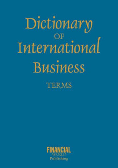 Dictionary of International Business Terms, John O. E. Clark - Paperback - 9780852975749