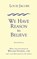 We Have Reason to Believe, Louis Jacobs - Paperback - 9780853035602