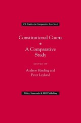 Constitutional Courts - Andrew Harding ; Peter Leyland - 9780854900633