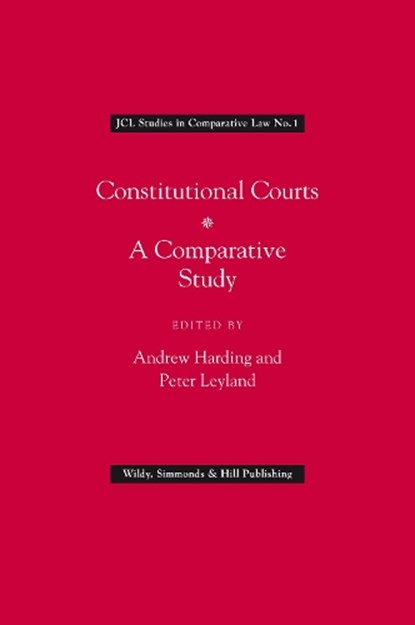 Constitutional Courts, Andrew Harding ; Peter Leyland - Gebonden - 9780854900633