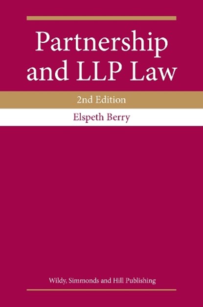 Partnership and LLP Law, Elspeth Berry - Paperback - 9780854902415