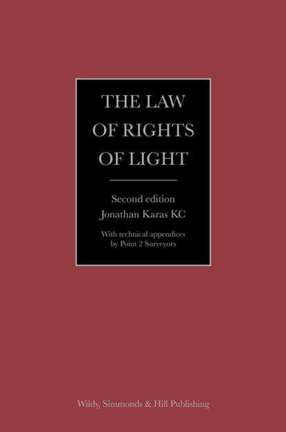 The Law of Rights of Light, Jonathan Karas - Gebonden - 9780854903443
