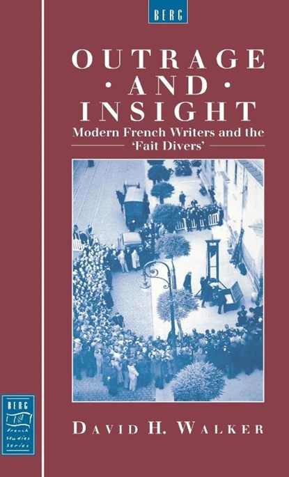 Outrage and Insight, David Walker - Gebonden - 9780854967803